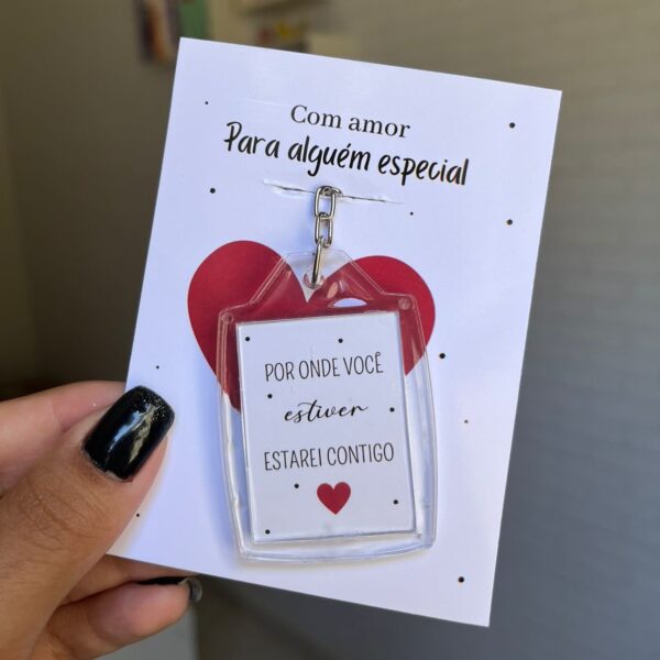 Chaveiro personalizado