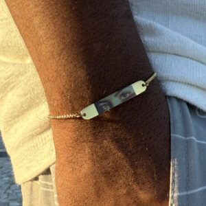 Pulseira personalizada olhar – dourada