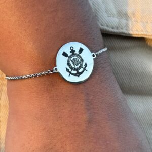 Pulseira redonda personalizada – time