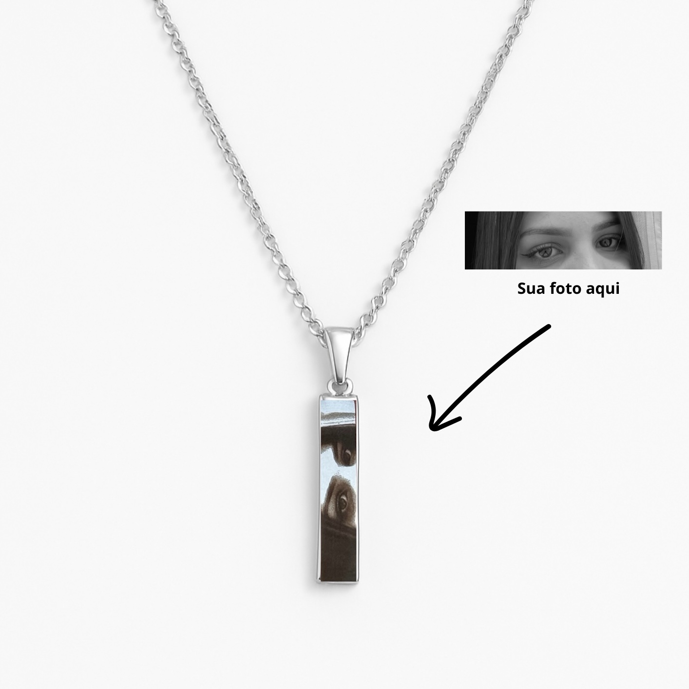 Colar personalizado olhar