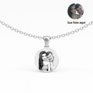 Colar medalha personalizada