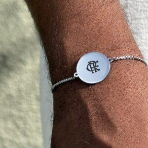 Pulseira redonda personalizada – time