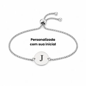 Pulseira redonda – inicial